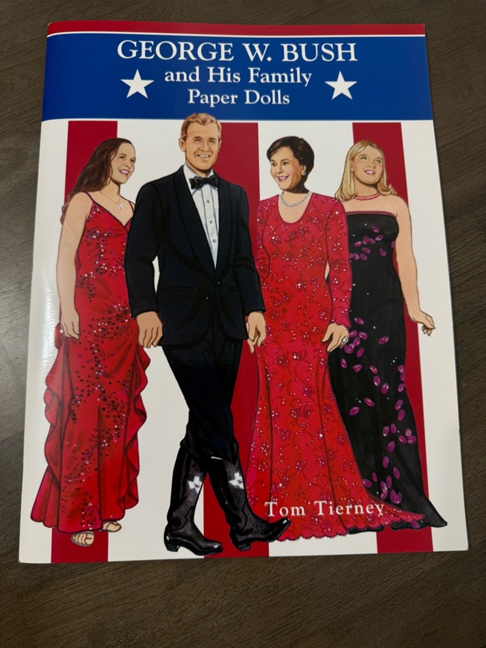 George W. Bush and His Family Paper Dolls - Tom Tierney (Red, Blue, Black)